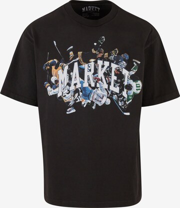 T-Shirt 'Check Please' MARKET en noir : devant