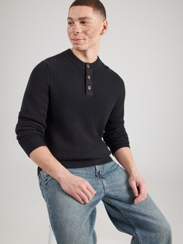 Pull-over 'STYLE EASTPORT' MUSTANG en noir : devant