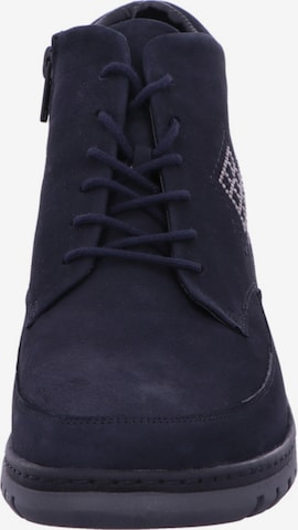 WALDLÄUFER Lace-Up Ankle Boots in Blue