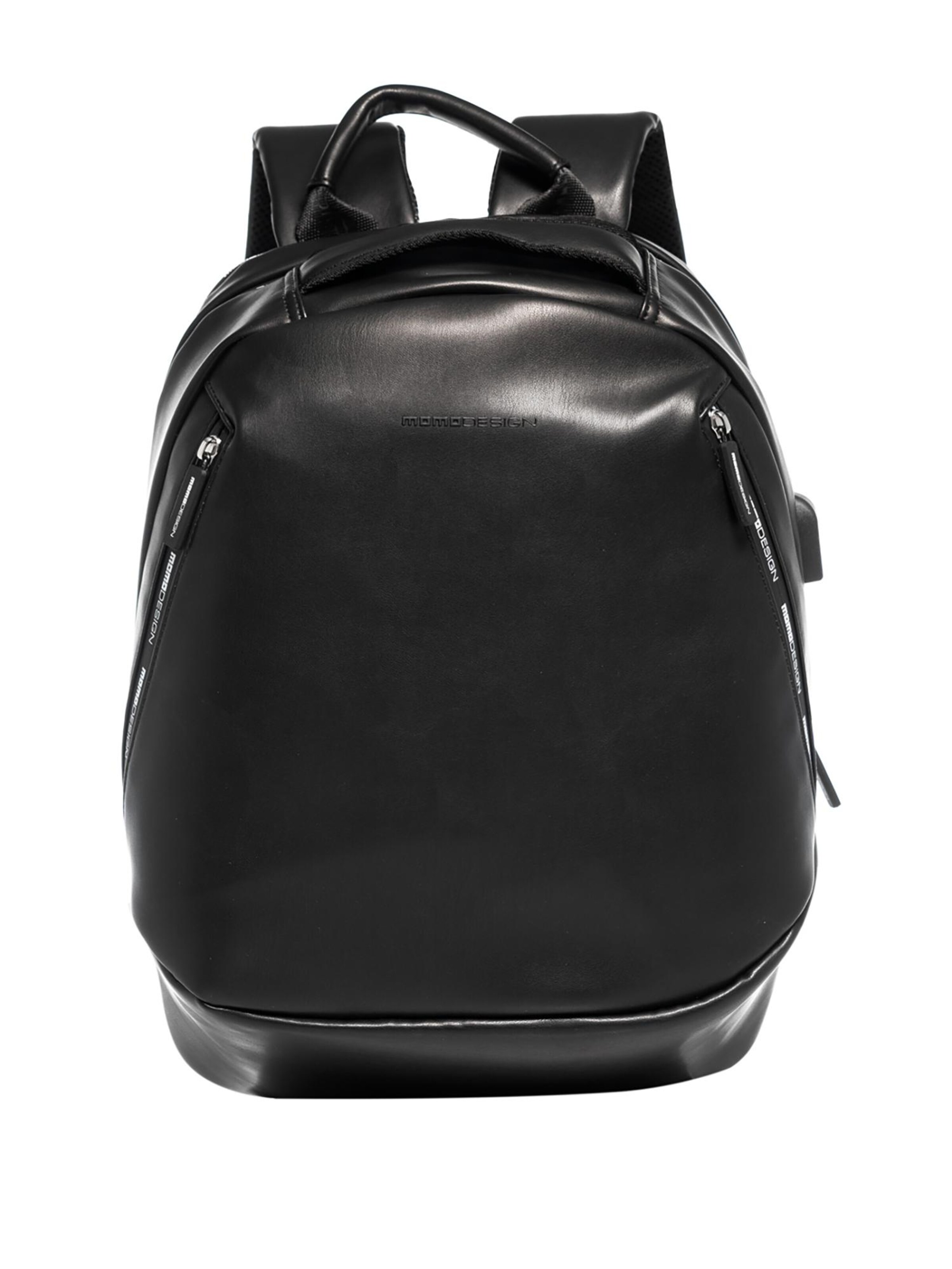 Zaino di Momo Design in nero: frontale