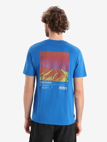 T-Shirt fonctionnel 'Tech Lite II Alpine Zone' ICEBREAKER en bleu : devant