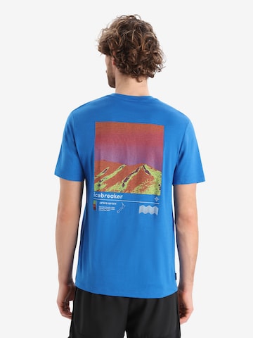 T-Shirt fonctionnel 'Tech Lite II Alpine Zone' ICEBREAKER en bleu : devant