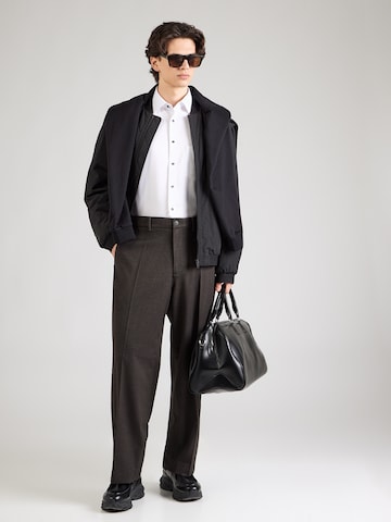 OLYMP - Ajuste regular Camisa de negocios 'Luxor' en blanco