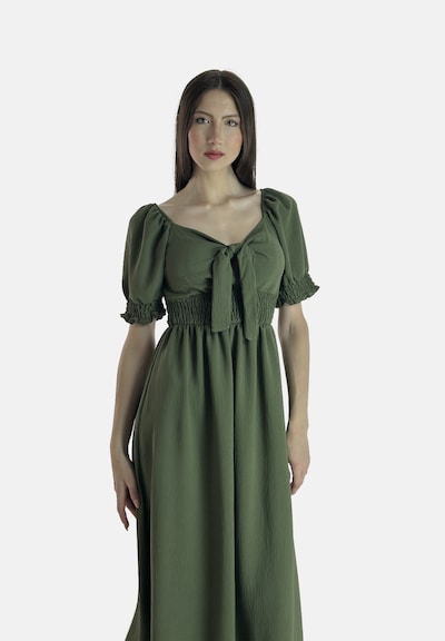 Elara Kleid in grün, Produktansicht