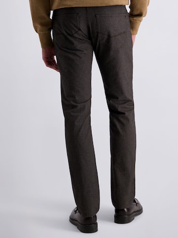 PIERRE CARDIN Tapered Chino Pants in Brown