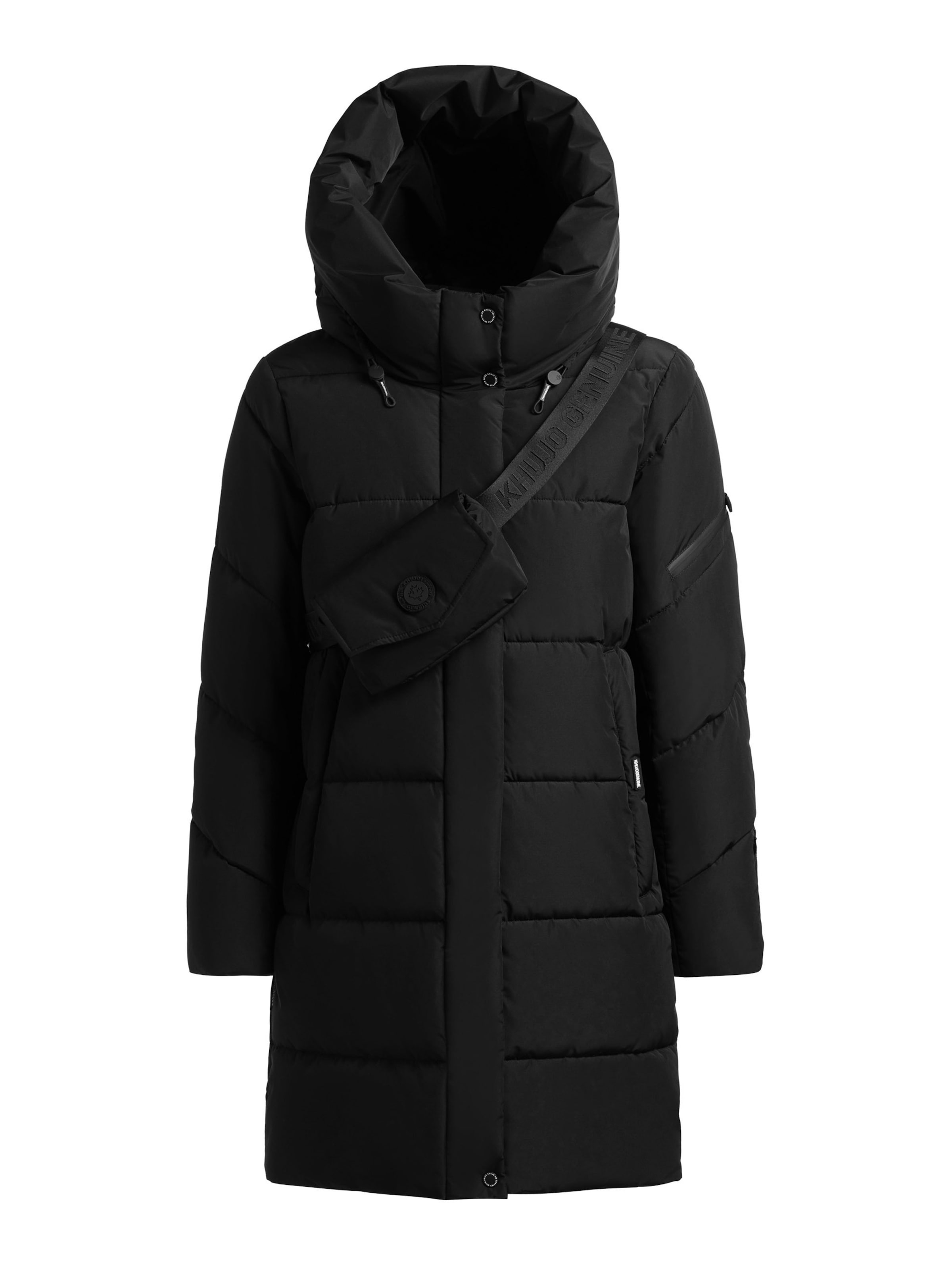 khujo - Abrigo de invierno 'Emory' en negro: frente