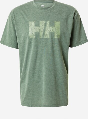 HELLY HANSEN Toiminnallinen paita 'SKOG' värissä vihreä: edessä