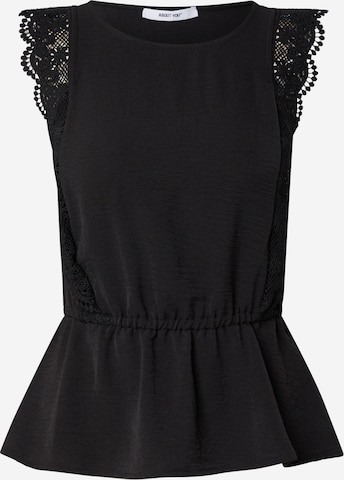 ABOUT YOU Bluza 'Ellen' | črna barva: sprednja stran