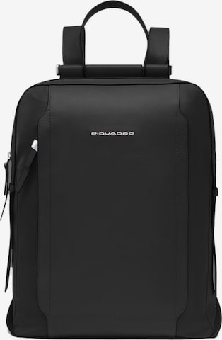 Piquadro Rucksack in Schwarz: Vorderseite