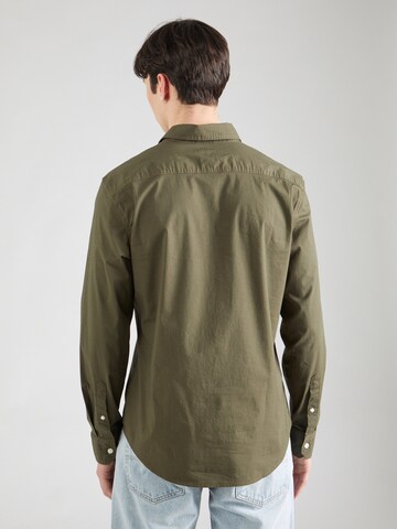 LEVI'S ® Slim fit Button Up Shirt 'BATTERY' in Green
