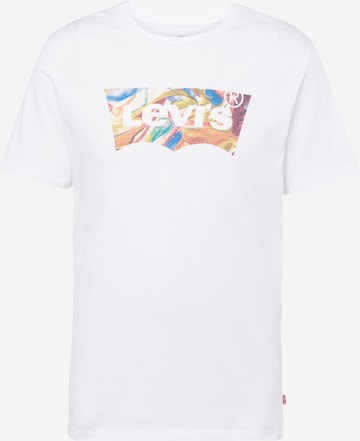 LEVI'S T-shirt i vit: framsida