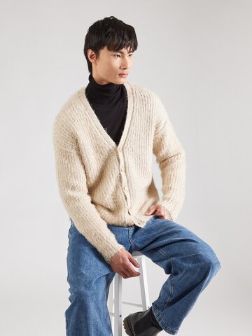 Giacchetta di TOPMAN in beige: frontale