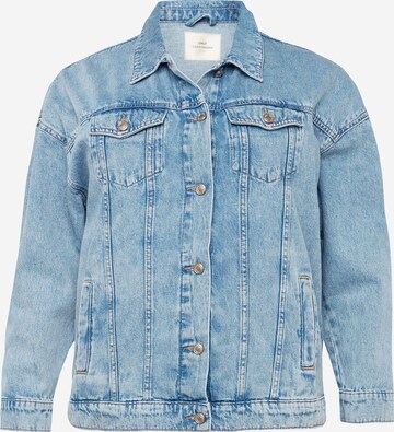 Veste mi-saison 'FANCY' ONLY Carmakoma en bleu : devant