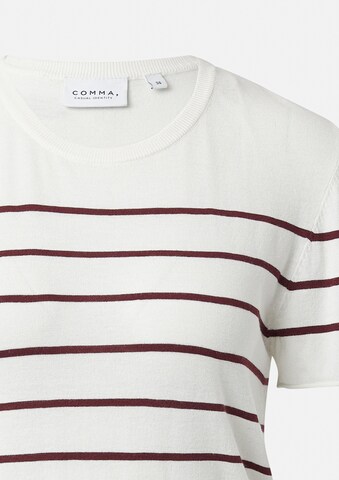 Pull-over comma casual identity en blanc