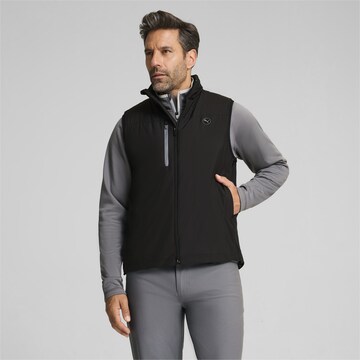 Gilet PUMA en noir : devant