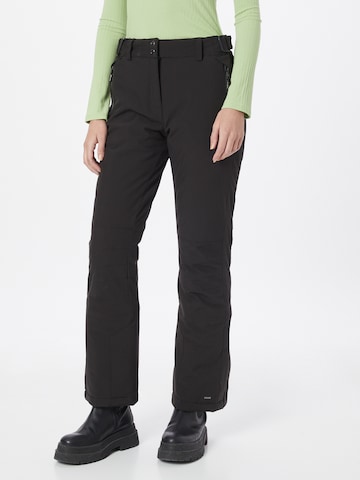 KILLTEC Regular Outdoor Pants 'Siranya' in Black: front