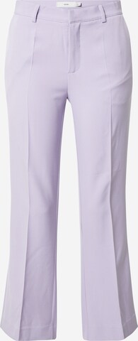 Pantalon à plis ICHI en violet : devant