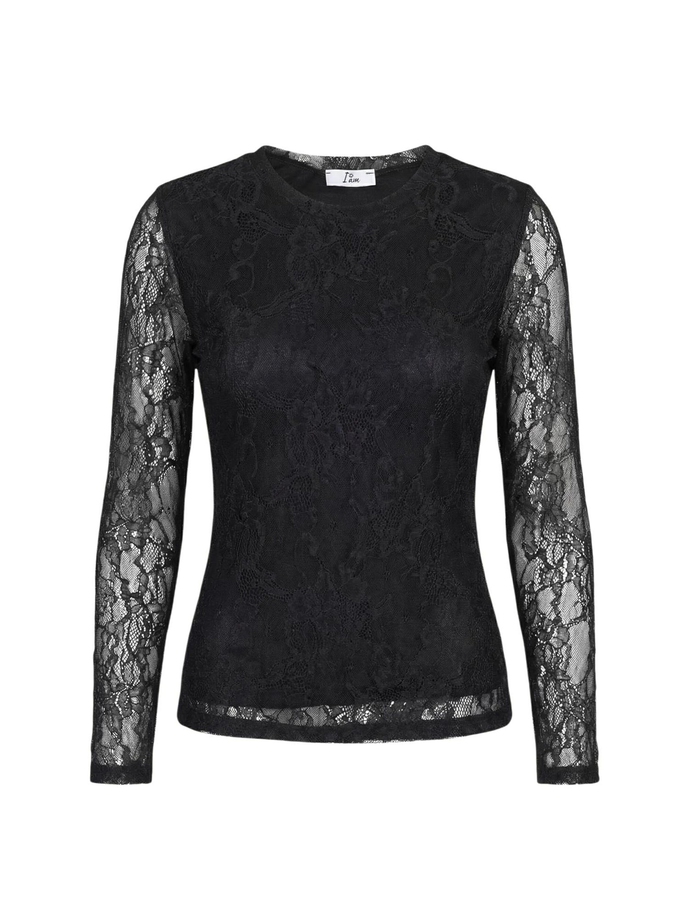 Top 'Top Pizzo 24327' di I AM in nero: frontale