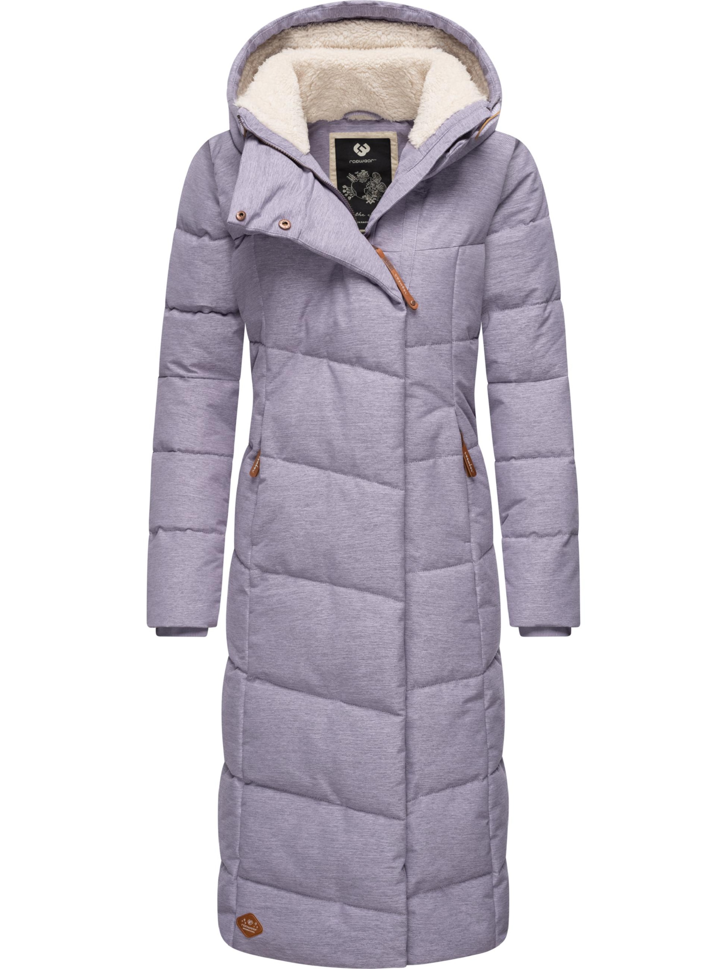 Ragwear Wintermantel &#x27;Pavla&#x27; in Lila: voorkant