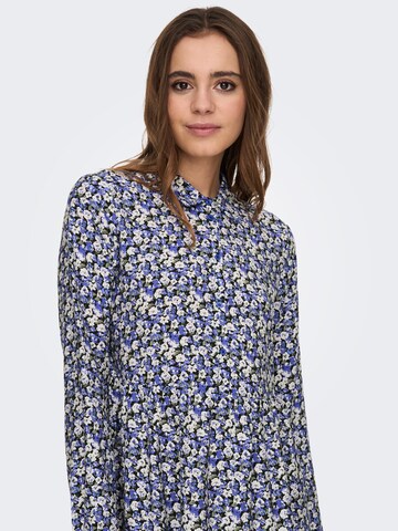ONLY Shirt dress 'Sandy' in Blue