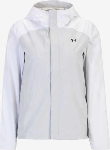 UNDER ARMOUR Athletic Jacket in White: front