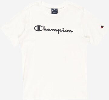 T-Shirt Champion en blanc : devant