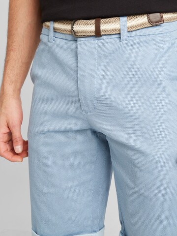 Lindbergh Regular Chino 'Superflex' in Blauw