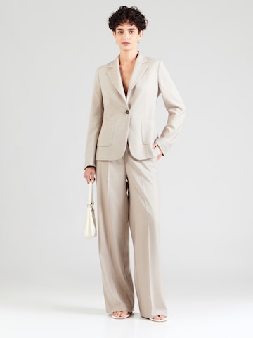 MORE & MORE - Pierna ancha Pantalón de pinzas en gris