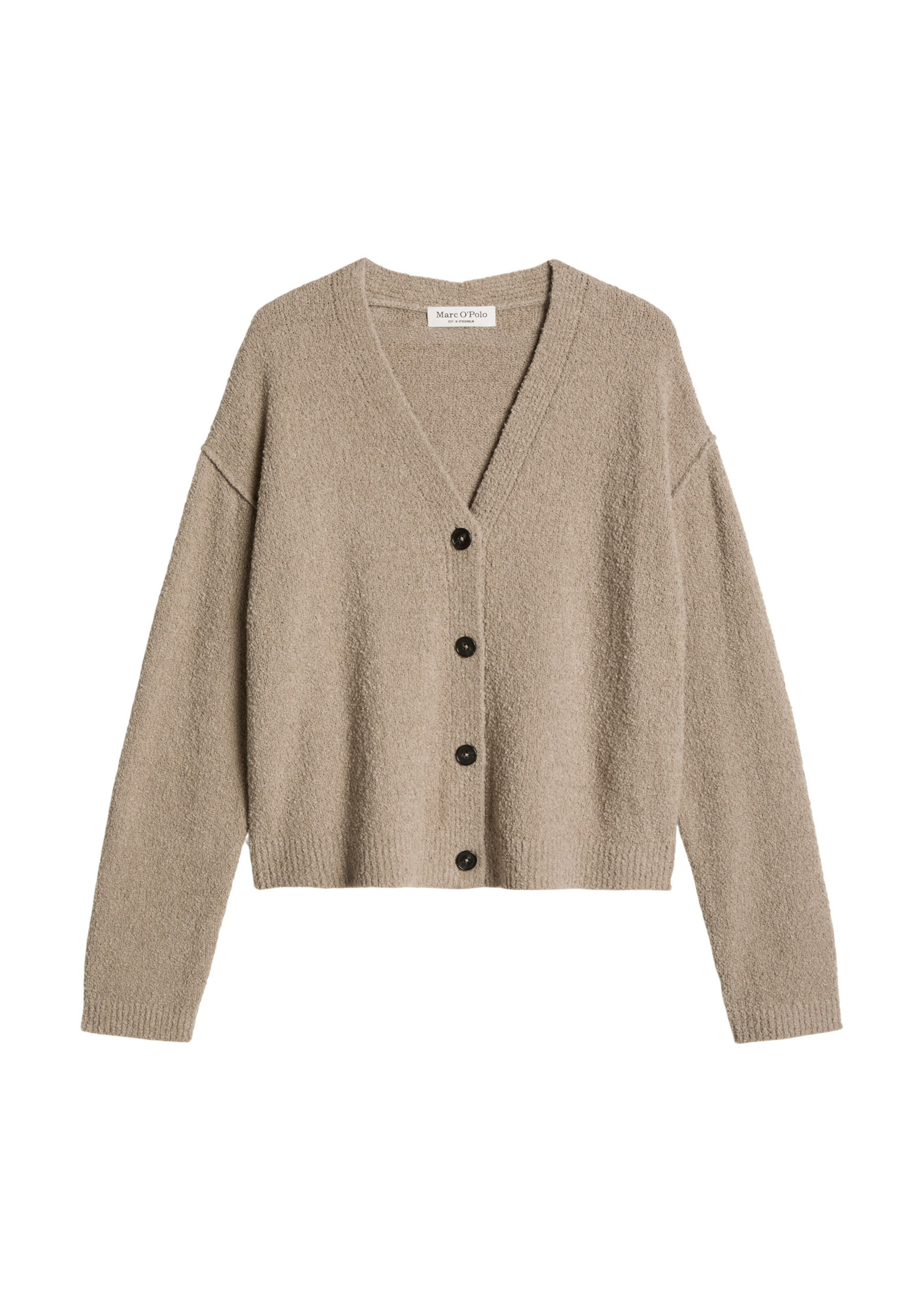 Cardigan Marc O'Polo en beige : devant