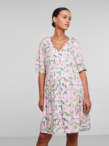 Pieces Maternity Shirt Dress 'Viggi' in Mixed colors