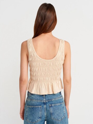 Dilvin Top in Beige
