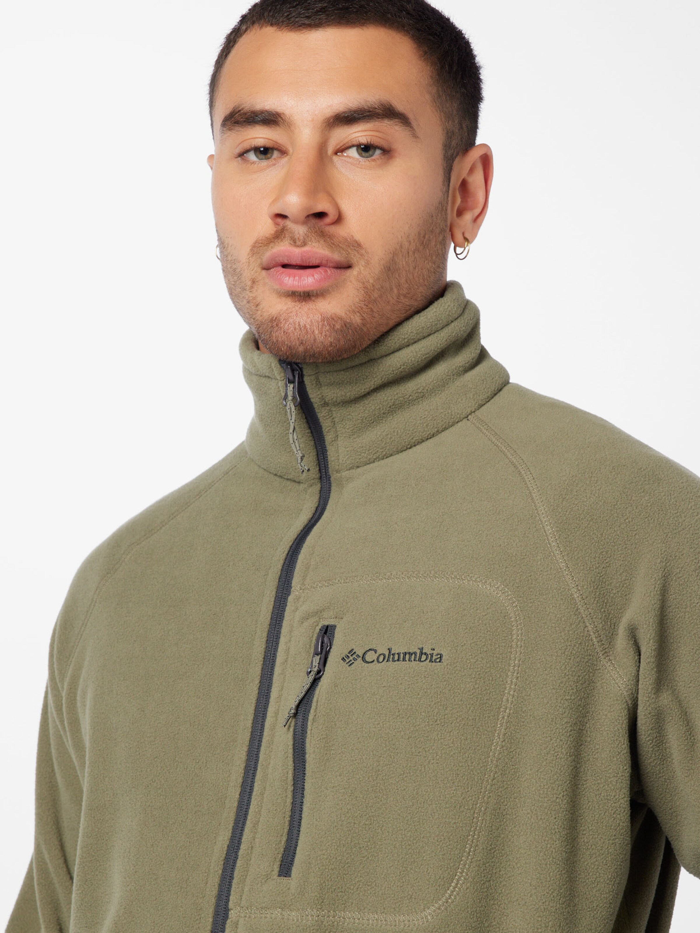 COLUMBIA Athletic fleece jacket Fast Trek II in Green ABOUT YOU