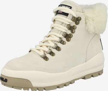 Bottines à lacets 'PLO SPT ' Polo Ralph Lauren en beige : devant