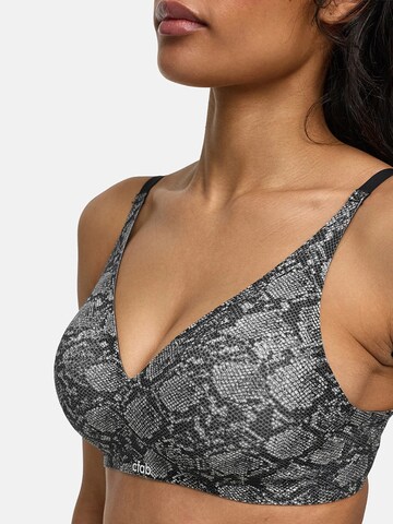 cfab - Push-up Soutien 'Comfort Push-Up BH' em cinzento