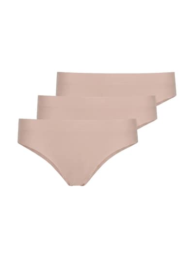 SNOCKS Microfiber Seamless Hipster in L in beige, Produktansicht