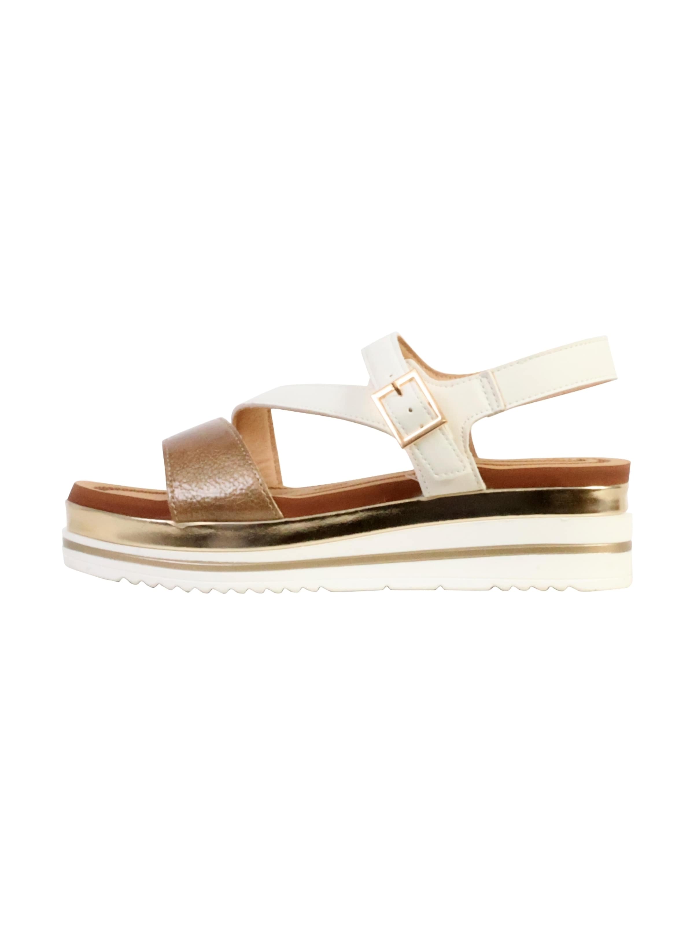 Sandales The Divine Factory en blanc