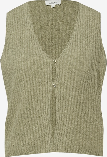 s.Oliver Strickweste in oliv, Produktansicht
