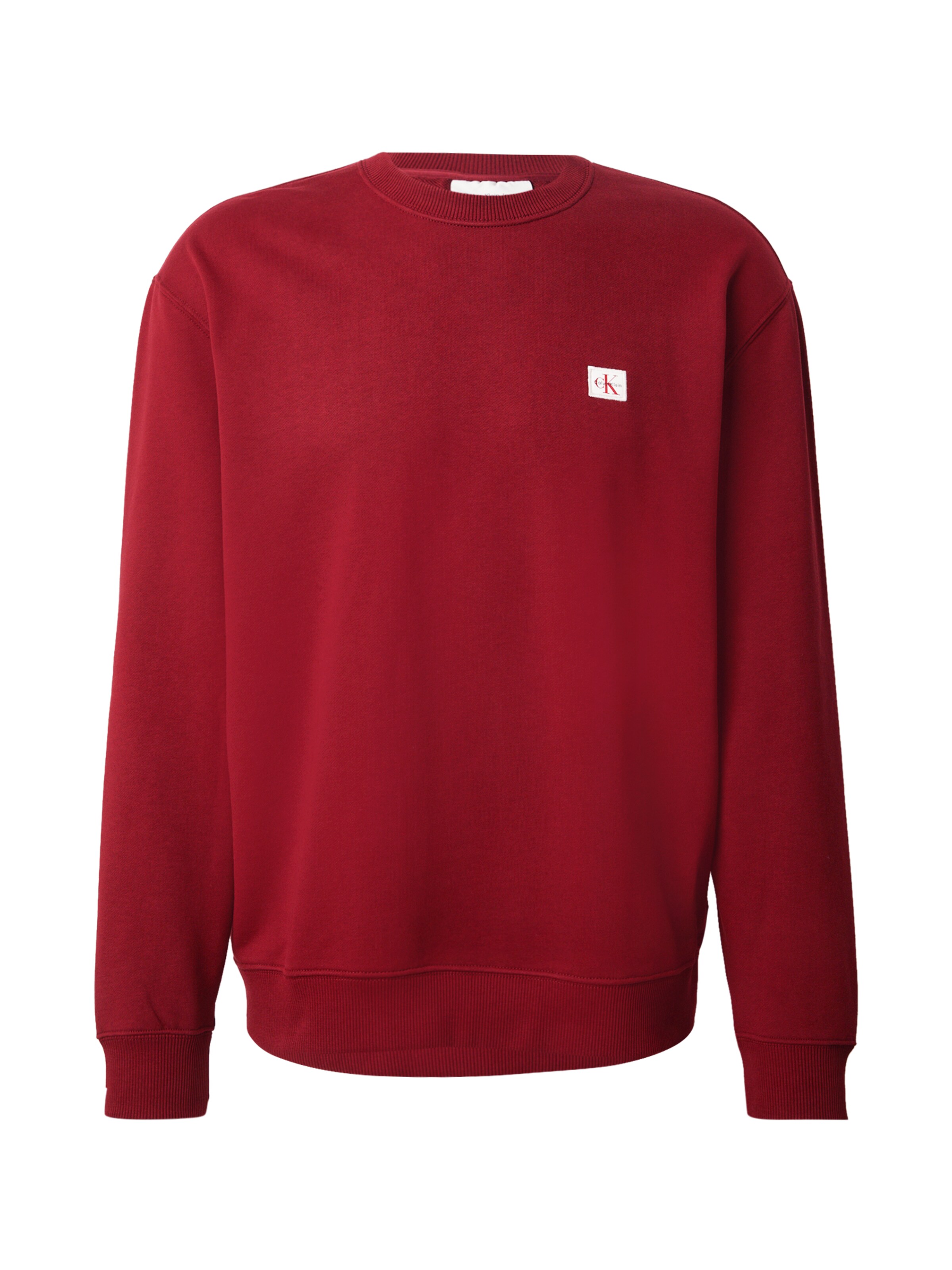 Calvin Klein Jeans Sweatshirt in Rot: Vorderseite