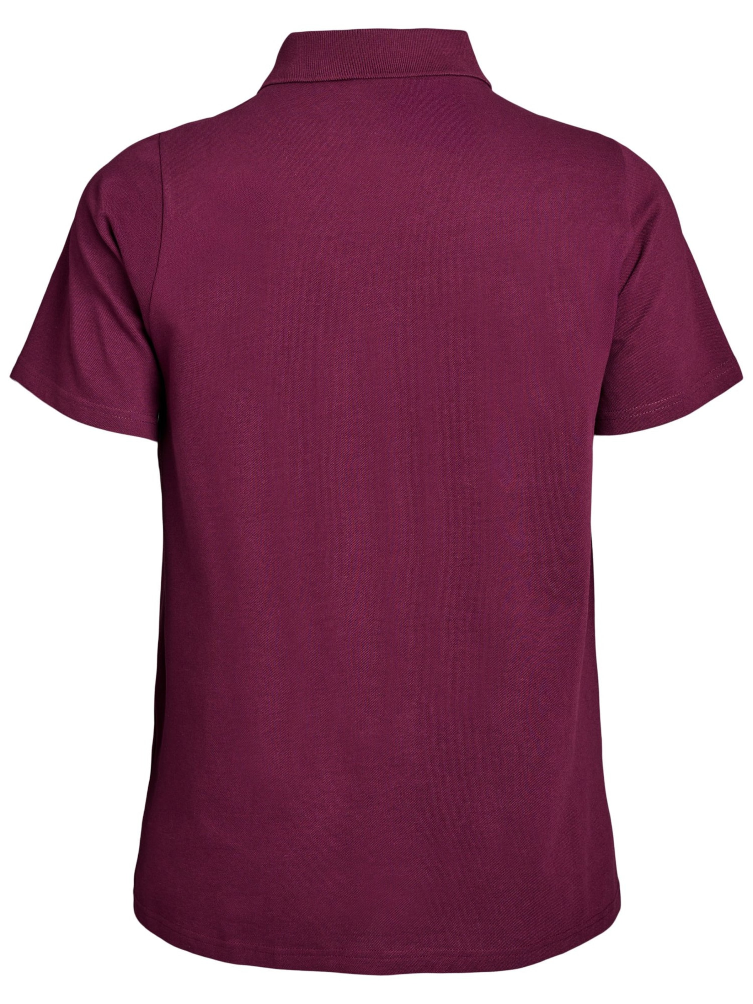 Flash by Zizzi Poloshirt 'FLLYN' in Rot