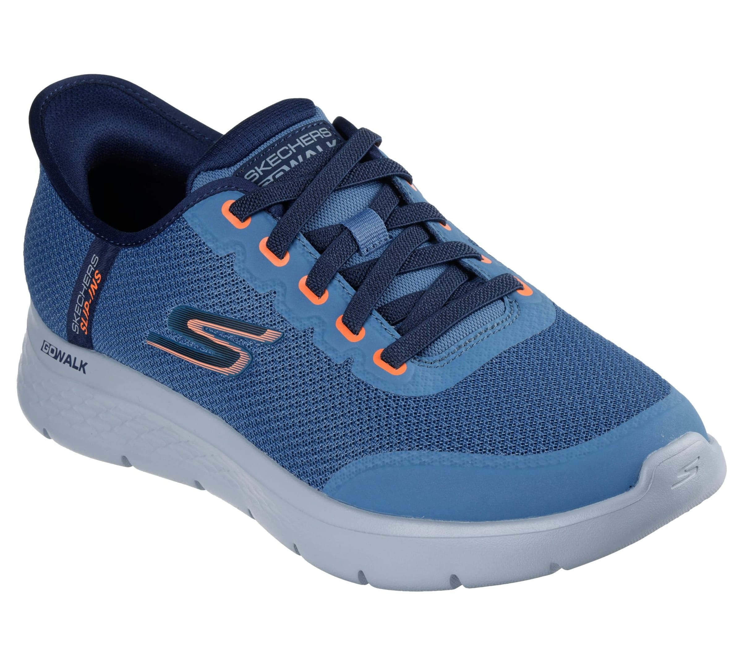 Sneaker bassa di SKECHERS in blu: frontale