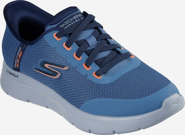 Sneaker bassa di SKECHERS in blu: frontale