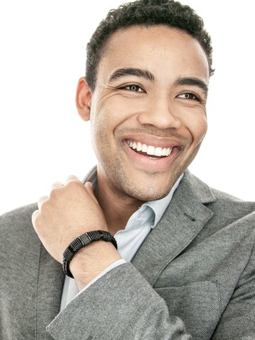 Bracelet 'Ring' SERASAR en noir