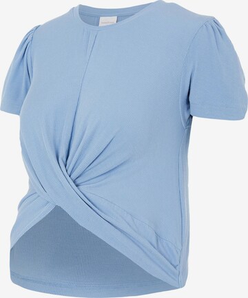 MAMALICIOUS Majica 'GISELLE' | modra barva: sprednja stran