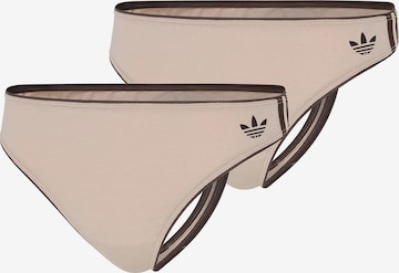 String ' Adicolor Comfort Flex ' ADIDAS ORIGINALS en beige : devant