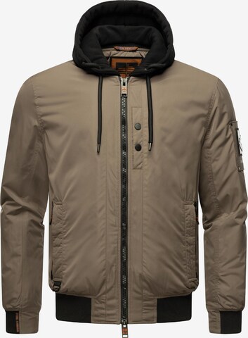 STONE HARBOUR Between-Season Jacket 'Hoobo' in Brown: front