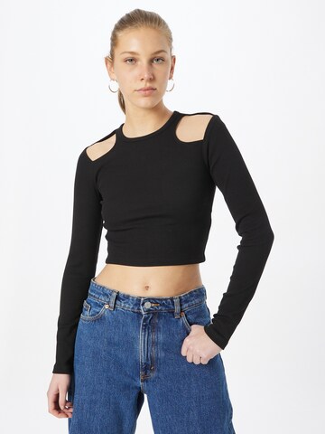 ONLY - Camiseta 'NULAN' en negro: frente