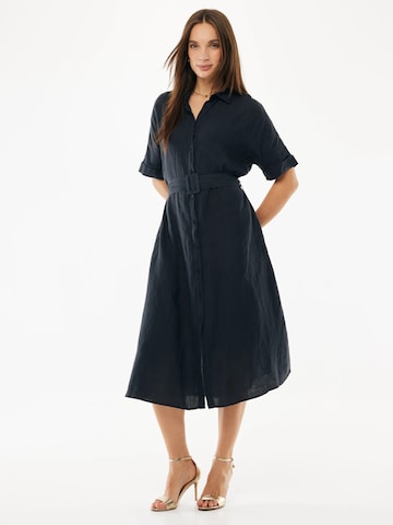 MEXX - Vestido camisero en negro: frente