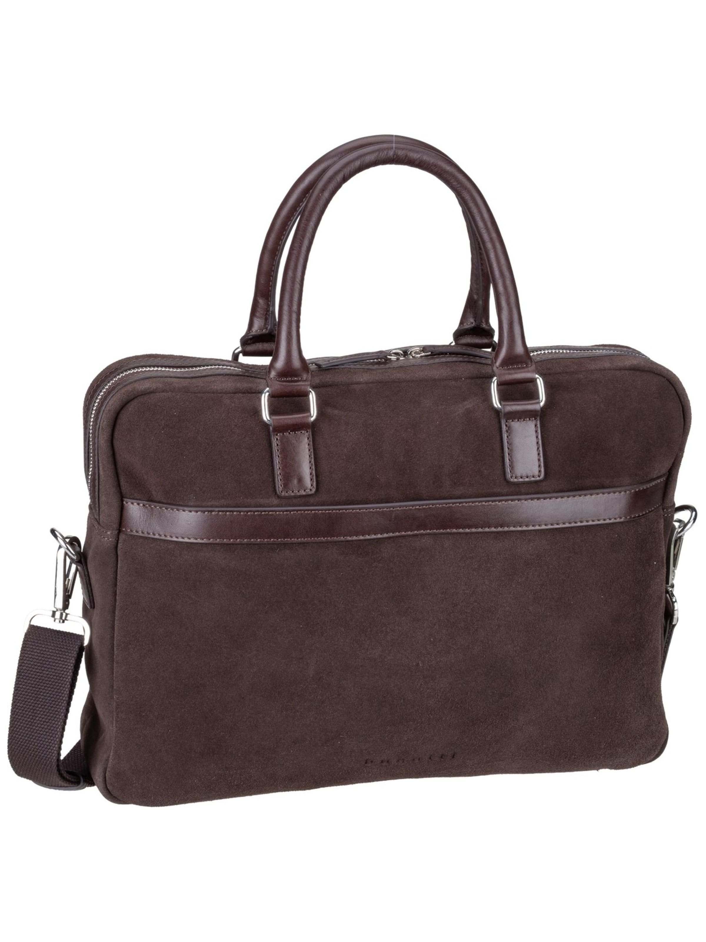 bugatti Document Bag ' Diego ' in Brown: front