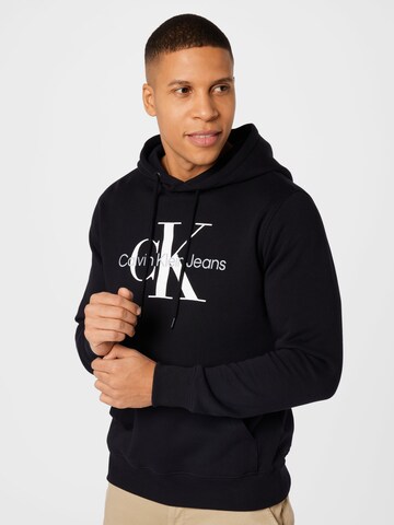 Calvin Klein Jeans Sweatshirt in Black: front