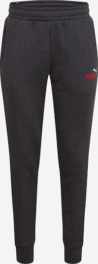 Pantaloni sport PUMA pe gri metalic / roșu / alb, Vizualizare produs
